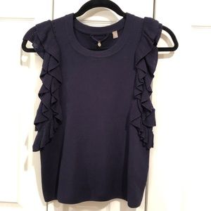 Anthropologie Knitted & Knotted sleeveless tank S